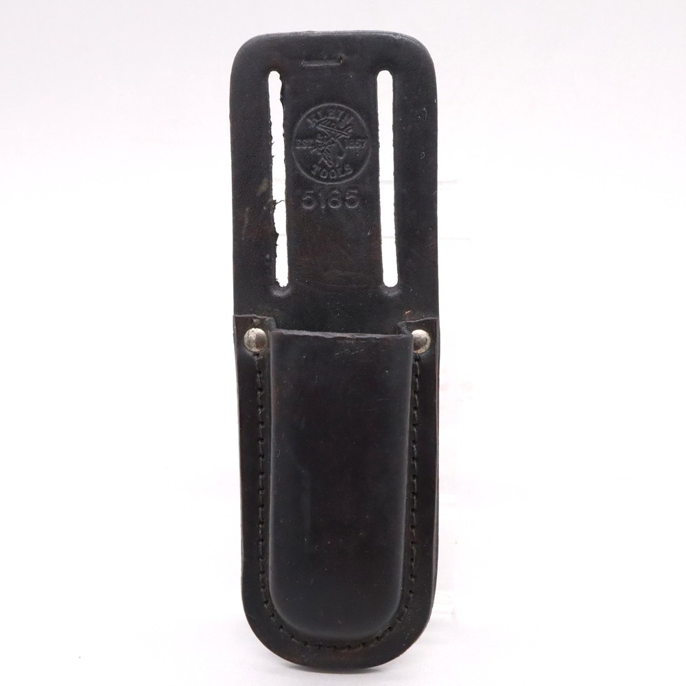 KLEIN TOOLS Leather Tool Sheath 5185 Knife Pouch Belt MADE IN USA High Quality a